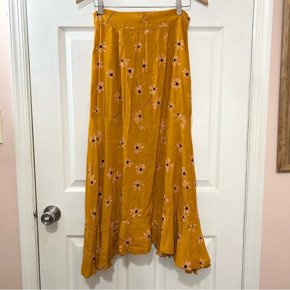 Anthropologie Faithfull The Brand Botany Belted Skirt Midi Floral Size 6 - Picture 4 of 9